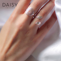 daisy london脉轮几何chic戒指 银指环女食指个性潮人朋克饰品