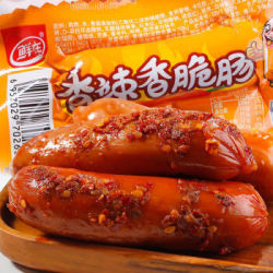 香辣香脆肠火腿肠玉米肠热狗肠香肠即食速食多规格可选香辣香脆肠味10