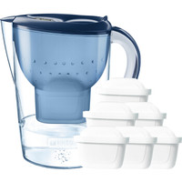 京东PLUS会员：BRITA 碧然德 滤水壶 Marella蓝色3.5L  1壶7芯