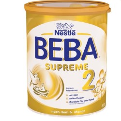 nestlé雀巢beba雀巢贝巴supreme婴儿奶粉2段800g6罐