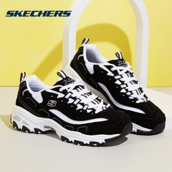斯凯奇(skechers)男女同款厚底熊猫鞋老爹鞋休闲运动鞋情侣鞋11422