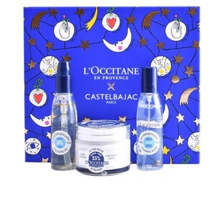 L'OCCITANE 欧舒丹 面部护肤三件装（乳木果面霜50ml+卸妆水30ml+卸妆油30ml）