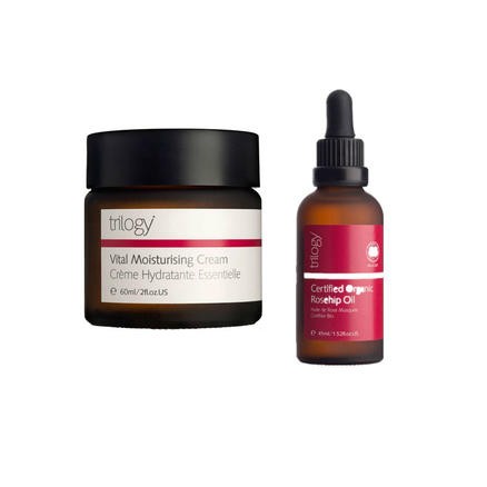 Trilogy 趣乐活 玫瑰果活力保湿面霜 60ml+Trilogy 趣乐活 玫瑰果面部精华油 45ml