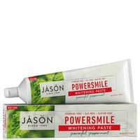 湊單品、銀聯返現購：Jason PowerSmile 天然無氟抗菌斑美白牙膏 170g*3件