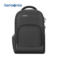 Samsonite/新秀麗男士雙肩包 多隔層大容量時尚男包 可放15英寸電腦包 防潑水商務背包36B 書包14寸