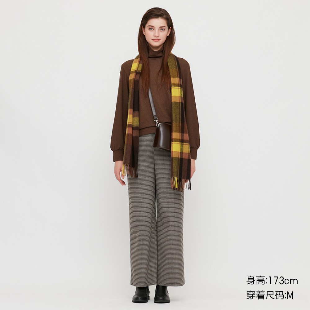 限尺码: uniqlo 优衣库 431869 女装柔软针织高领套头衫