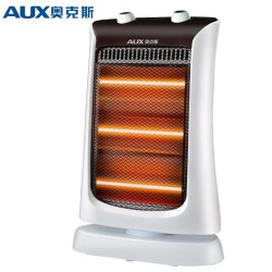 奥克斯(aux)取暖器家用小太阳电暖器节能取暖炉台式速热护眼电暖气
