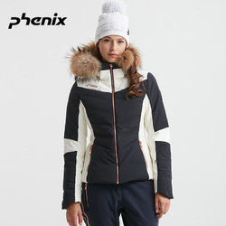 phenix菲尼克斯滑雪服女秋冬新防水保暖羽绒滑雪衣修身es982ot58r