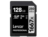 Lexar  1667x 128GB SDXC UHS-II 存儲卡