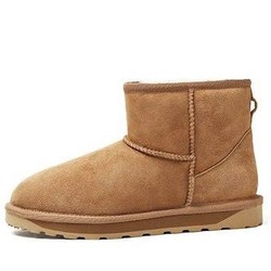 ugg 情侣款经典款羊皮毛一体短筒雪地靴 *4件