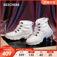 Skechers斯凯奇秋冬新款短靴户外休闲高帮潮鞋棉靴女