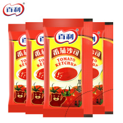 百利番茄酱小包装沙司家用商用肯德基西红柿儿童手抓饼披萨酱50包 *2