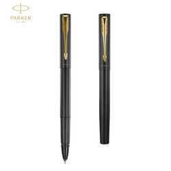 派克(parker)签字笔 威雅系列xl经典黑金夹宝珠笔 *6件
