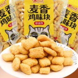 天天一族麦香鸡味块210克休闲膨化食品批发宿舍追剧零食多规格可选