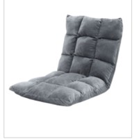 移动专享：OLOEY 可折叠懒人沙发榻榻米 18格深灰色