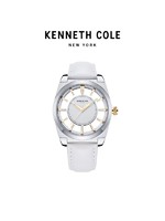 凯尼斯克尔(Kenneth Cole)手表正品KC女表 皮带石英表时尚透视防水腕表时装潮流手表
