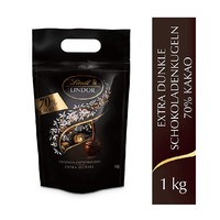 Lindt 瑞士蓮 Lindor系列 特濃軟心黑巧克力球 1kg 約81粒