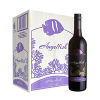 天使鱼（Angelfish）西拉红签名版葡萄酒 750ml*6 整箱装 澳大利亚进口