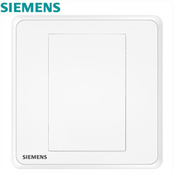 西门子siemens开关插座空白面板白板盖板灵蕴辰曦白2件