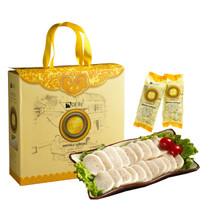 强新 温州冷冻精品鮸鱼鱼饼2000g 内含16包125g小包 礼盒装