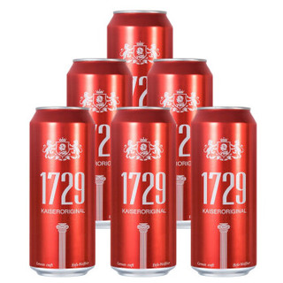 kaiser凯撒1729原樽白啤酒500ml12听
