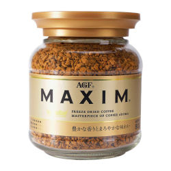 百亿补贴:agf maxim 马克西姆 速溶纯黑咖啡 金罐 80g
