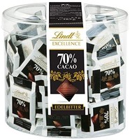Lindt 瑞士莲 Excellence 70%迷你巧克力，1袋(1 x 385 g)