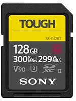 Sony 索尼 32GB SDHC 閃存卡 &ndash; 世界上*堅韌、*快的 UHS-II SD TOUGH G 系列SF-G128T/T1 128GB