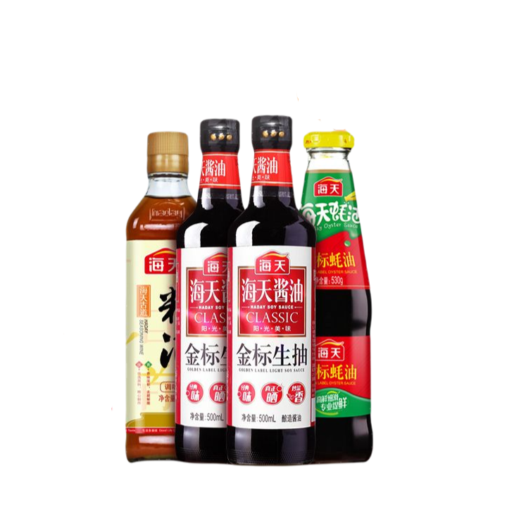 海天酱油金标生抽蚝油 古道料酒 家庭装省心盒锦鲤派调味料品