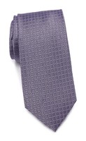 Calvin Klein/卡爾文·克萊 Simple Grid Silk Tie 真絲領帶