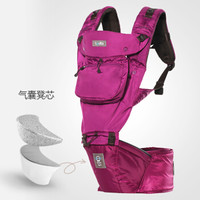 TODBI婴儿背带 FLY-B7AIR系列腰凳韩国原装进口多功能一体背婴带气囊坐凳 紫色