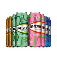 Breezer 百加得冰锐  3°朗姆预调鸡尾酒 青柠口味 8罐 *3件