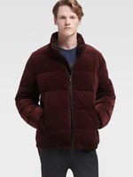 男款 DKNY|QUILTED VELOUR PUFFER棉服