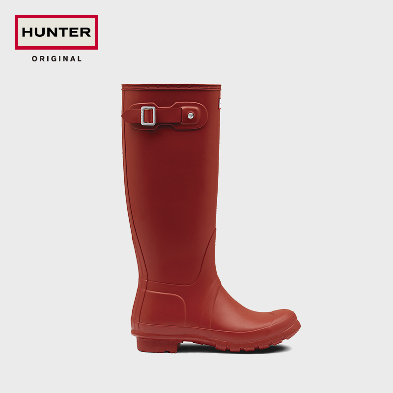 HUNTER BOOTS Hunter2020秋冬新款女高筒靴英国经典惠灵顿防水防滑通勤雨鞋雨靴