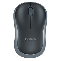 logitech 羅技 M185 2.4G無線鼠標 1000DPI 黑灰