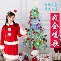 京东PLUS会员：圣诞节装饰品 圣诞树家用 1.2米套餐+水果灯 +雪人