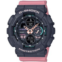 g-shock手表怎么调时间,卡西欧g-shock手表 超值黑五:casio 卡西欧 g-shock gma-s140-4aer 中性款运动手表