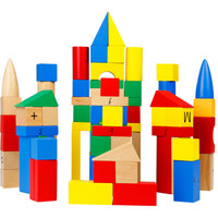 Larkpad（乐客派）多米诺骨牌儿童积木玩具早教益智力实木制小男女孩