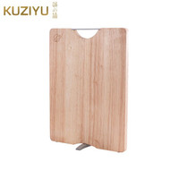 筷の语 菜板天然橡胶木实木砧板切菜板水果板擀面板案板 橡胶木菜板 （35cm*25cm*2cm）