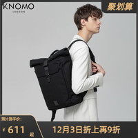 KNOMO英伦Novello帆布双肩包男大容量男士背包休闲双肩背包电脑包