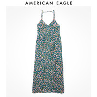 AEO女士无袖碎花气质洋气露肩连衣裙 American Eagle 1399_5551 *2件