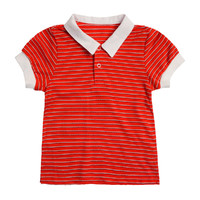 夏季男宝宝儿童时尚条纹可爱短袖T恤上衣
