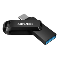SanDisk 閃迪 高速至尊酷柔系列 SDDDC3-064G-Z46 USB 3.1 U盤 黑色 64GB USB-A/Type-C雙口