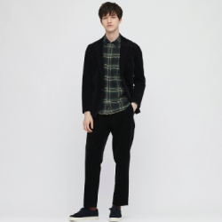 优衣库 男装 法兰绒格子衬衫(长袖) 431487 uniqlo