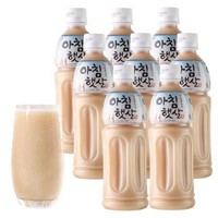 韩国进口 熊津萃米源糙米味米汁饮料4L（500ml*8瓶）整箱量贩装 *2件