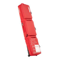 LDski滑雪板輪包單雙板帶滾輪容量大滑雪裝備旅行托運防水耐磨 紅色 雙板158