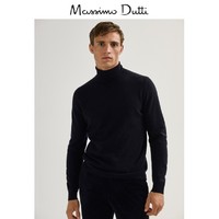 Massimo Dutti 00940330401 男士羊毛高领T恤