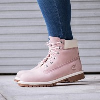 Timberland 添柏岚 JUNIOR 6-INCH PREMIUM 6英寸女士防水工装靴34992