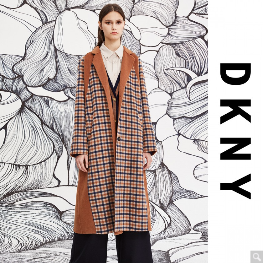 DKNY W0409JJ09290 女士羊毛大衣