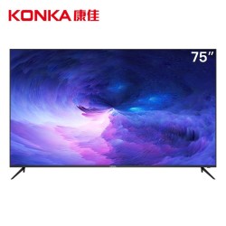 konka康佳g3u系列75g3u75英寸4k超高清液晶电视黑色